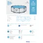Piscine Hors-Sol Steel Pro Bestway, Diam.3,66 M X H. 1 M