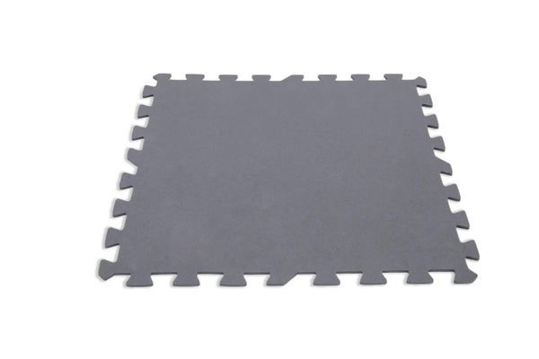 Dalles de protection mousse INTEX, L.50 cm x l.50 cm, gris