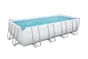 Piscine hors-sol, pvc Power steel BESTWAY, rectangulaire x L.5.49 x l.2.74 x H.1