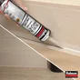 Mastic bois/parquet acrylique RUBSON blanc cartouche 280ml