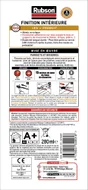 Mastic bois/parquet acrylique RUBSON blanc cartouche 280ml