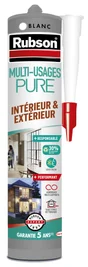 Mastic multi usages silicone neutre RUBSON pure blanc cartouche 280ml