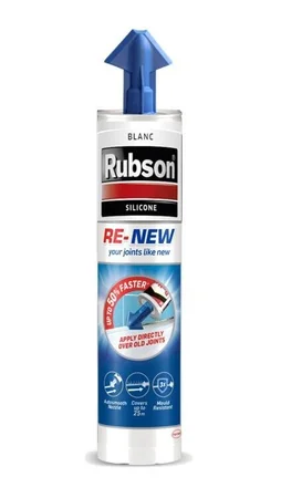 Mastic silicone cuisine/bain blanc RUBSON renew cartouche 280 ml