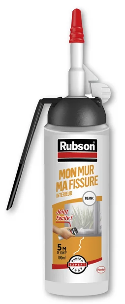 Mastic mur/fissure RUBSON blanc cartouche sans pistolet 100ml