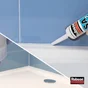 Mastic sanitaire silicone acetique RUBSON transparent cartouche 280ml