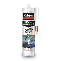 Mastic étanchéite pont bateaux RUBSON noir cartouche 280ml