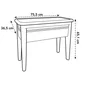 Table De Culture Elho Green Basics Xxl Lime Vert L.75.5 X L.36.5 X H.65.1 Cm