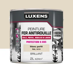 Peinture Fer Extérieur Luxens Blanc Perlé Glossy 2 L