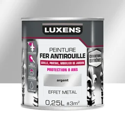 Peinture Fer Extérieur Luxens Argent Métallisé Glossy 0.25 L