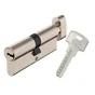 Cylindre de serrure Standers ares bouton L. 40 + 40 mm