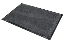 Tapis Noir Rectangulaire, L.60 X L.90 Cm Safe House