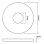Joint wc pour sortie de cuvette Siamp L.7 X H.0.4 X P.9 cm