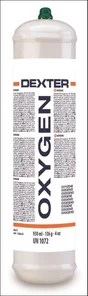 Bouteille non rechargeable de gaz oxygène 571Dx, DEXTER, 110 L