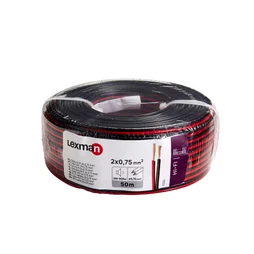 Câble Hi-Fi, 50M, Noir Et Rouge