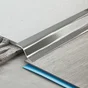 Barre De Seuil Auto-Agrippant Métal, L.40 Mm X L.83 Cm Artens Brillant Métalliqu