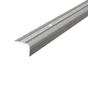 Nez De Marche Adhésive Ou A Visser, L.18 Mm X L.110 Cm Mat Métallique Artens