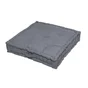 Coussin de sol Luck, gris l.40 x H.40 cm