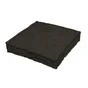 Coussin de sol Luck, anthracite l.60 x H.13 cm