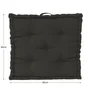 Coussin de sol Luck, anthracite l.60 x H.13 cm