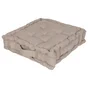 Coussin de sol Luck, beige l.60 x H.60 cm