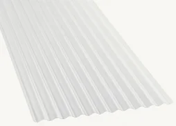 Plaque De Toiture Petite Onde Polycarbonate Translucide L.0.9 X L.2.5 M Carbo Sp