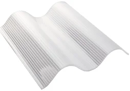 Plaque De Toiture Grande Onde Polycarbonate Cellulaire L.0.92 X L.3.05 M Sedpa