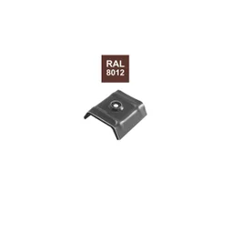 Lot De 10 Cavaliers, L.40 Mm Brun Rouge Ral 8012 Bol-Fixations