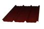 Plaque De Toiture Nervurée Acier Galvanisé Rouge L.1.05 X L.3 M, Ondometal