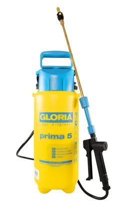 Pulvérisateur à pression GLORIA + buse laiton pyral, 5 litres