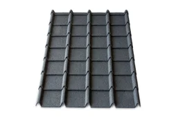 Plaque De Toiture Easy Tuile Acier Galvanisé Anthracite L.0.83Xl.1.12M Linea