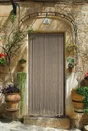 Rideau De Porte Corde Coton Tressé Écru 90 X 200 Cm