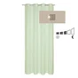 Rideau tamisant, coton biologique, Leya vert l.140 x H.280 cm