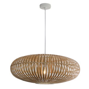 Suspension, Nature Bambou Naturel Lussiol Manille 1 Lumière(S) D.60 Cm