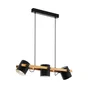 Suspension, Industriel Acier Inoxydable Eglo Hornwood 3 Lumière(S)