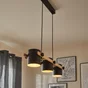 Suspension, Industriel Acier Inoxydable Eglo Hornwood 3 Lumière(S)
