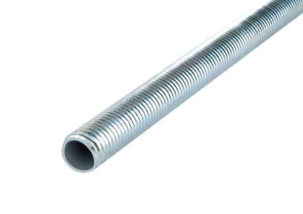 Tige filetée creuse acier zingué diamètre 10mm longueur 1m