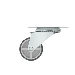 Roulette pivotante À Platine, Diam.75 Mm