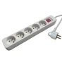 Multiprise filaire avec interrupteur, 5 prises blanc, 1.5M, LEXMAN