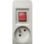 Multiprise filaire avec interrupteur, 5 prises blanc, 1.5M, LEXMAN