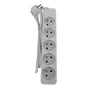 Multiprise filaire, 5 prises blanc, 1M