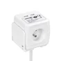 Bloc multiprise cube usb filaire, 4 prises blanc, 1.5m , LEXMAN