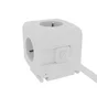 Bloc multiprise cube usb filaire, 4 prises blanc, 1.5m , LEXMAN