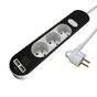 Multiprise Usb Filaire, 3 Prises Noir, 1.5M, Lexman