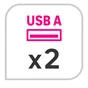 Multiprise Usb Filaire, 3 Prises Noir, 1.5M, Lexman