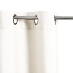 Rideau tamisant, Pharell, coton, blanc H.280 x l.140 cm INSPIRE