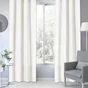 Rideau tamisant, Pharell, coton, blanc H.280 x l.140 cm INSPIRE