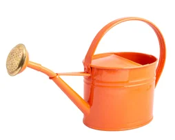 Arrosoir en acier galvanisé avec pomme GUILLOUARD, 1.75 litres, rouge corail