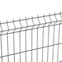 Grillage Rigide Soudé Naterial Gris Anth. H.0.60 X L.2.50M,Maille 200X55 Mm