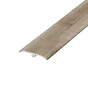 Barre De Seuil À Fixer Avec Cheville Invisible À Coller Effet Bois, L.37 Mm X L