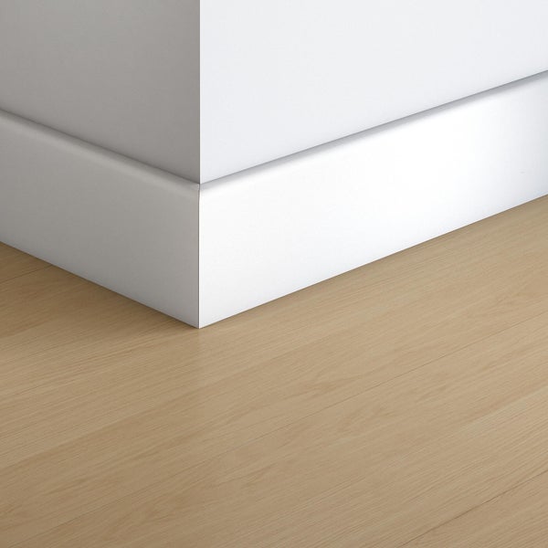 Plinthe, Blanc, H.138 X L.2.4 M X Ep.26 Mm Artens